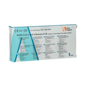 Test combinat SARS-CoV-2 și Gripa A+ B, 1 buc