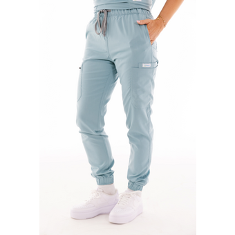 Pantaloni medicali damă Unidress Comfort, albastru pastel