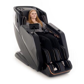 Scaun electric de masaj Prestige 3D MASSAGER cu ionizator de aer, negru