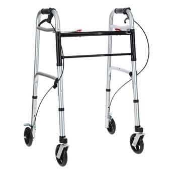 Cadru de mers pliabil cu roți