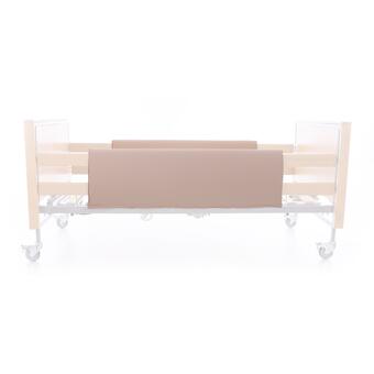 Huse de protecție pentru lateralele patului cu velcro, 1 pereche