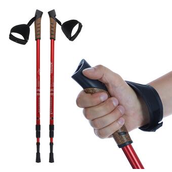 Bețe de trekking, roșii