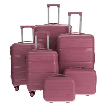 Valiză de călătorie, roz antic