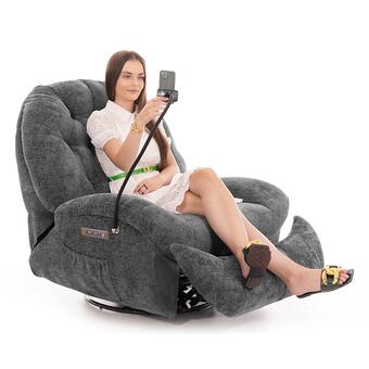 Fotoliu relaxant elegant TRENDY, antracit