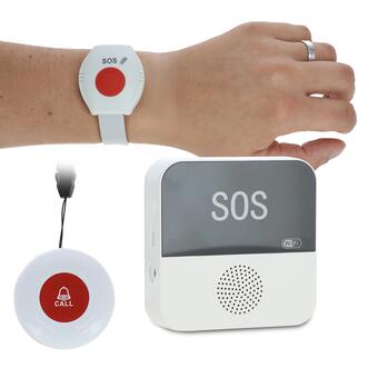 Set buton SOS cu alarmă și aplicație mobilă