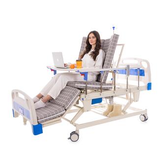 Pat electric rabatabil cu saltea Multibed - ZGÂRIETURI, ROȚI ȘI SALTEA UȘOR MURDARE