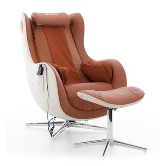 Scaun de masaj electric Zafir Relax, cărămiziu - UȘOR MURDĂRAR