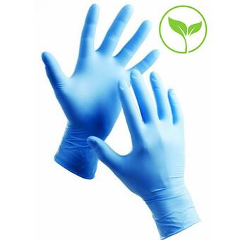 Mănuși de nitril biodegradabile, 100 buc