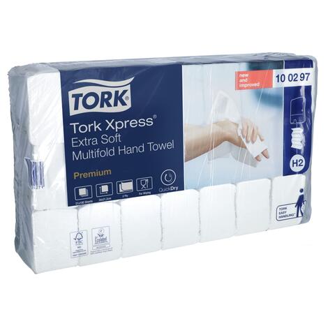 Prosoape de hârtie pentru mâini Tork Xpress Multifold Premium (H2), 2100 buc