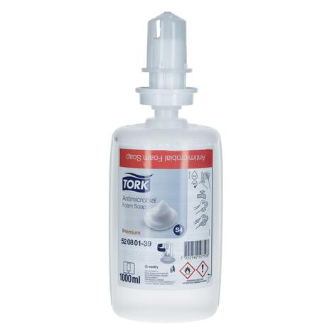 Săpun spumă antimicrobian Tork Premium (S4), reîncărcare de rezervă, 1000 ml