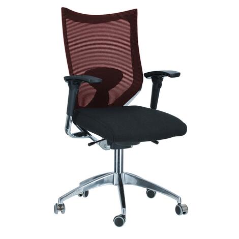 Scaun de birou ergonomic, burgundy