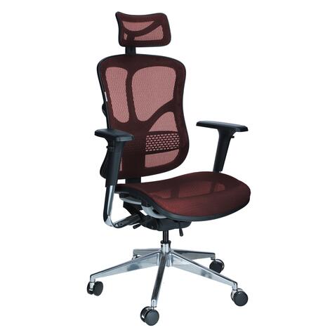 Scaun ergonomic Business, burgundy