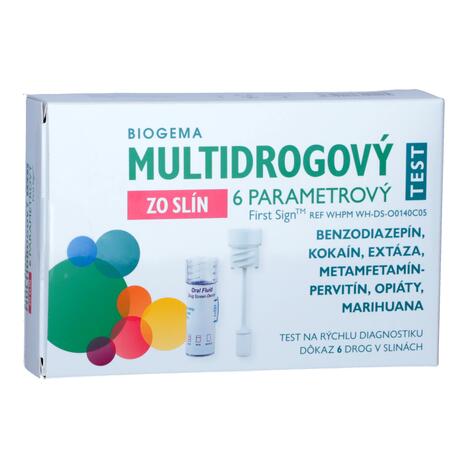 Test salivă multidrog BIOGEMA, 6 parametri, 1 bucată