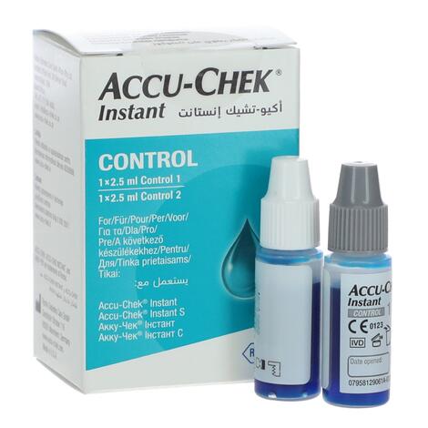 Soluție de control Accu-Chek Instant Control, 2x 2,5 ml