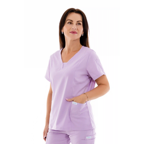 Bluză medicală damă Unidress Basic, lavandă