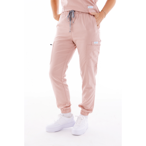 Pantaloni medicali damă Unidress Comfort, pudră