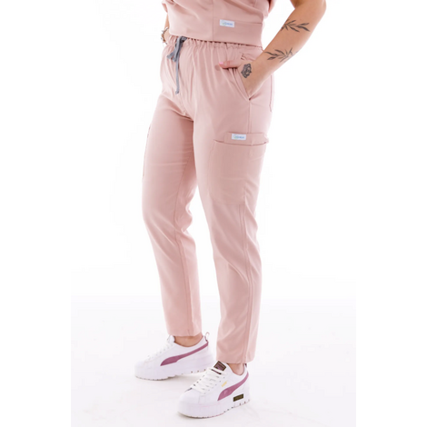 Pantaloni medicali damă Unidress Basic, pudră