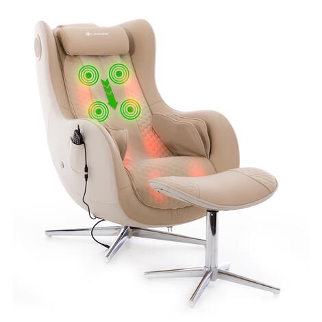 Scaun de masaj electric Zafir Relax, bej