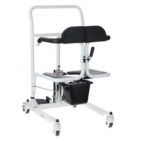 Scaun de transfer hidraulic cu găleată pentru toaletă UNIZDRAV