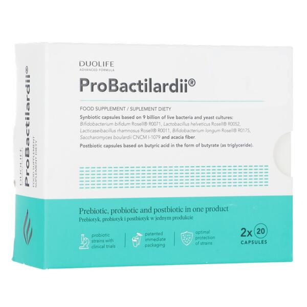 Duolife Probactilardii, 2X 20 Capsule
