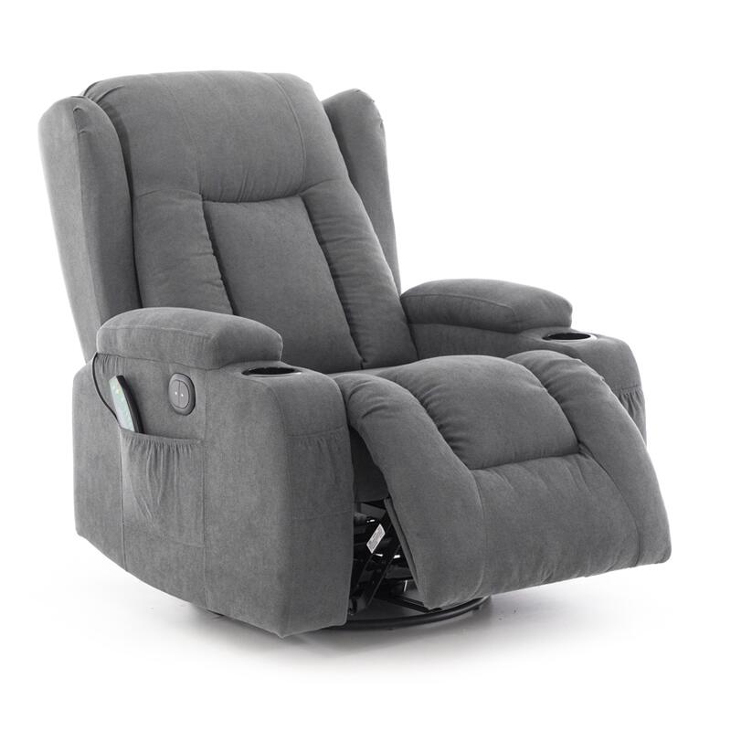 Scaun de relaxare rabatabil, țesătură antracit