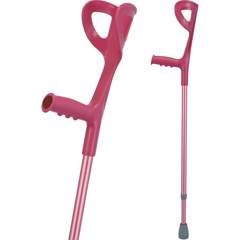 Cârjă cu sprijin pe antebraț - roz