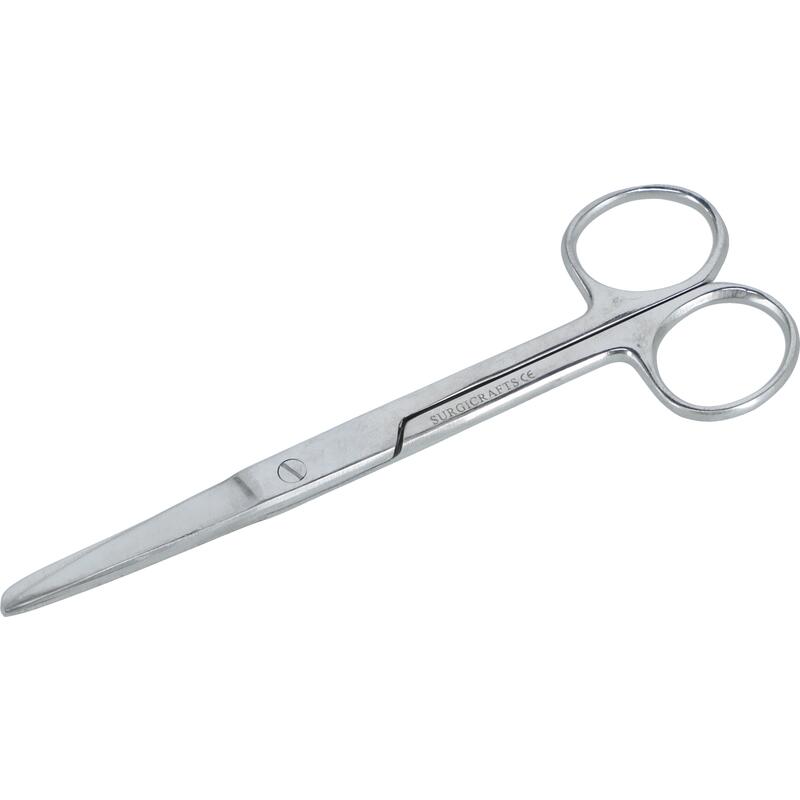 Foarfecă chirurgicală dreaptă, cu vârf bont, 14 cm