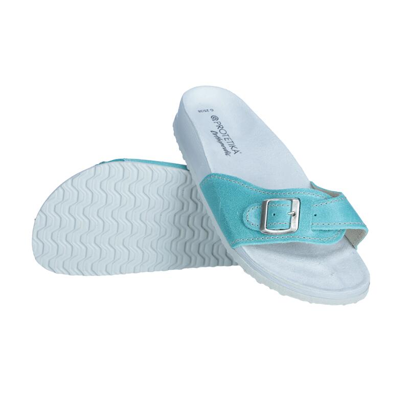 Pantofi ortopedici medicali - tip 04 turcoaz