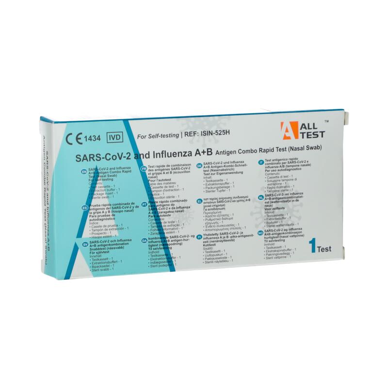 Test combinat SARS-CoV-2 și Gripa A+ B, 1 buc