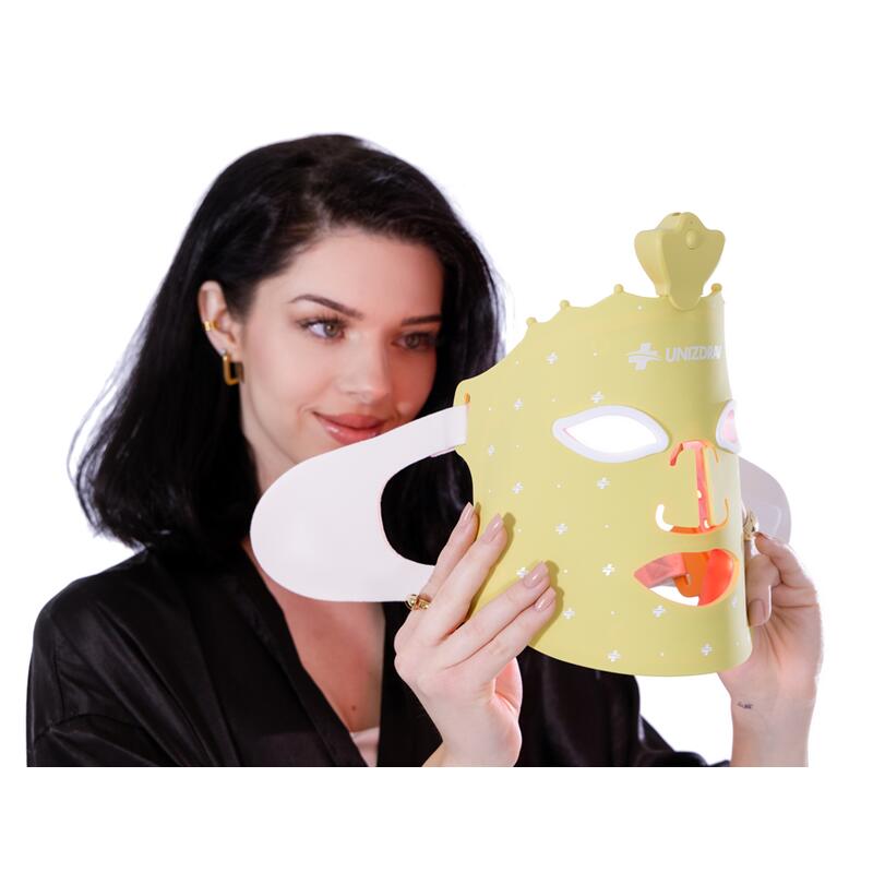 Mască cu fototerapie LED GOLD UNIZDRAV