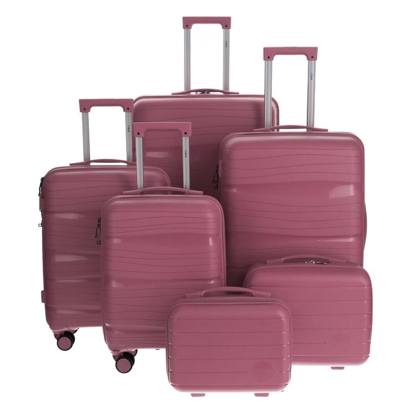 Valiză de călătorie, roz antic