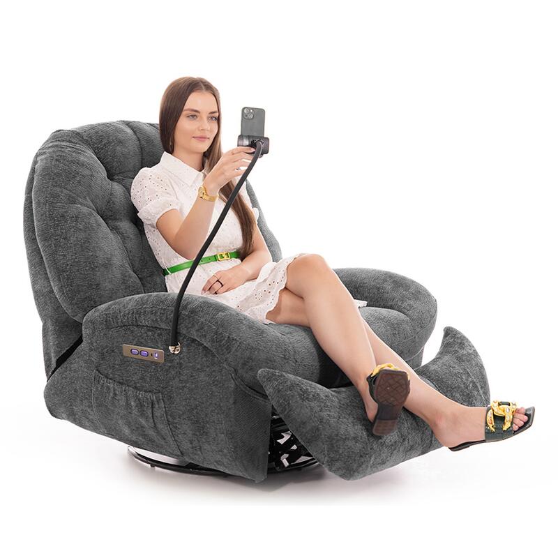 Fotoliu relaxant elegant TRENDY, antracit