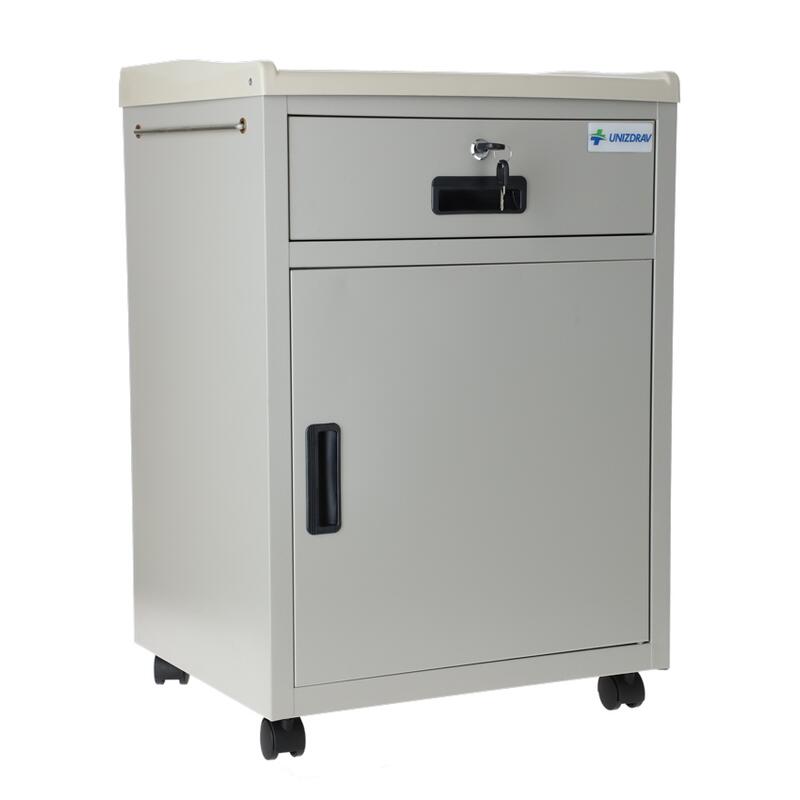 Noptieră MEDIK metalică -DETERIORARE PE O MUCHIE