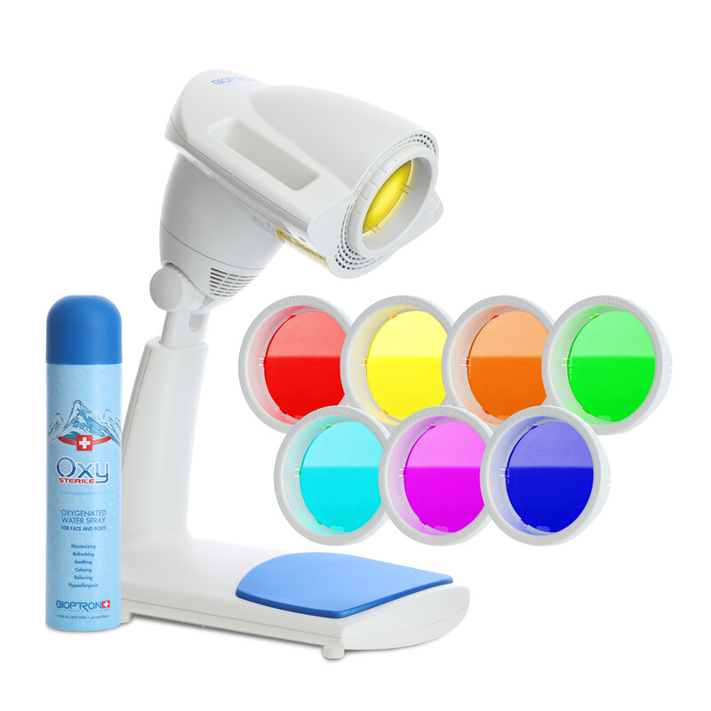 Biolampă Bioptron Pro 1, un suport + terapie prin culoare + Spray Oxy