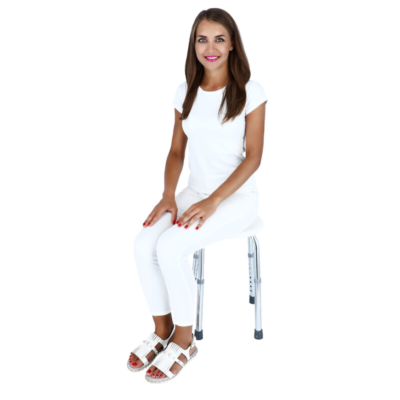 Scaun de duș reglabil pe înălțime UNIZDRAV