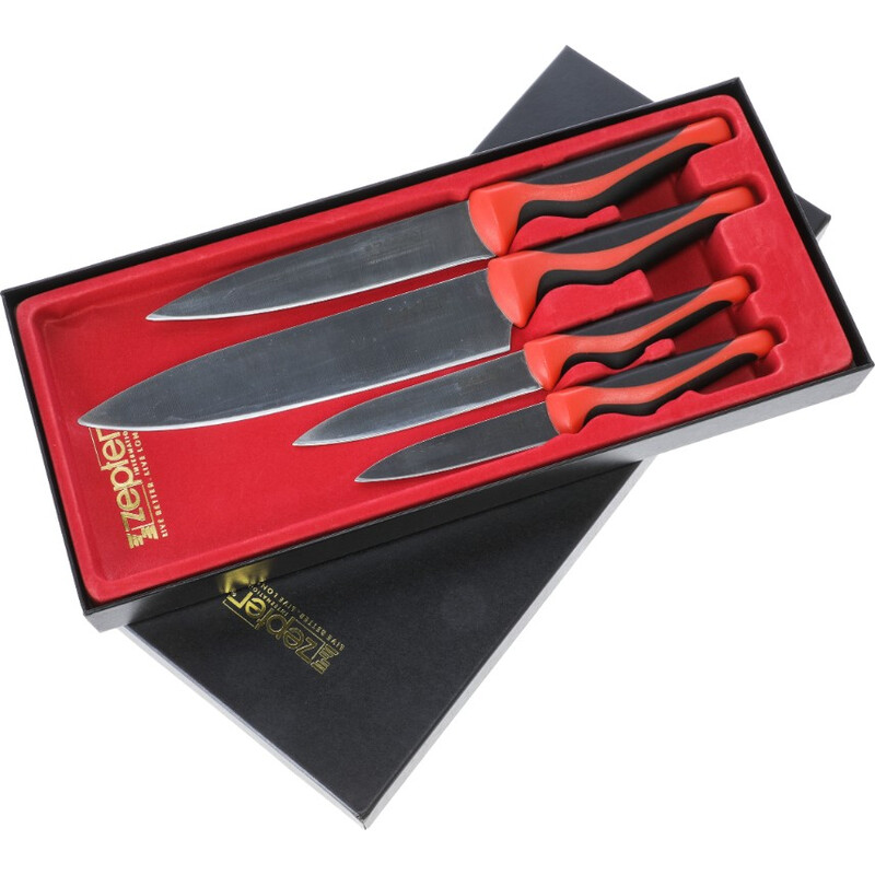 Cuțite de bucătărie ZEPTER din oțel chirurgical, 4 buc