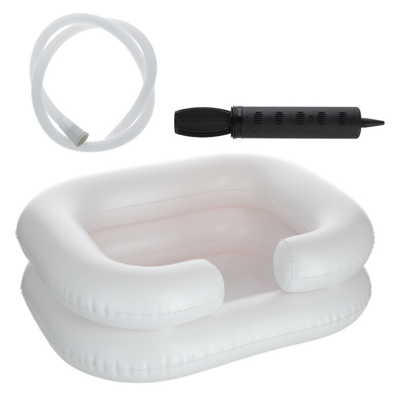 Lavoar gonflabil pentru spălarea capului