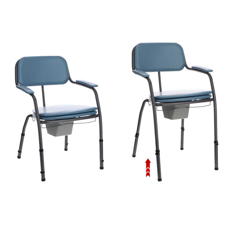 Scaun de toaletă cu un șezut mai lat