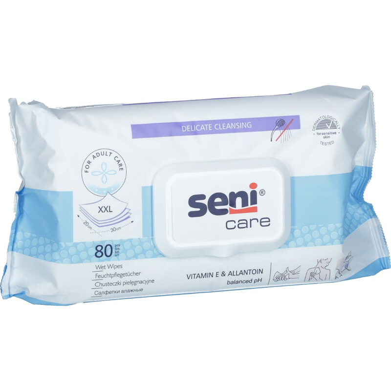 SENI CARE servetele umede, 80 buc