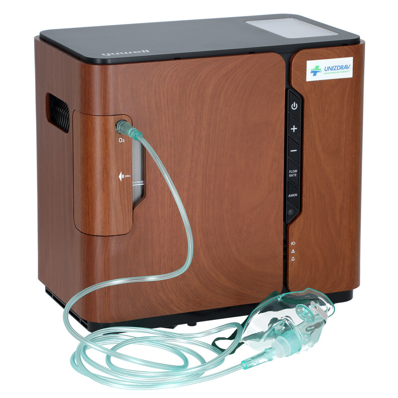 Concentrator de oxigen UNIZDRAV, imitație lemn