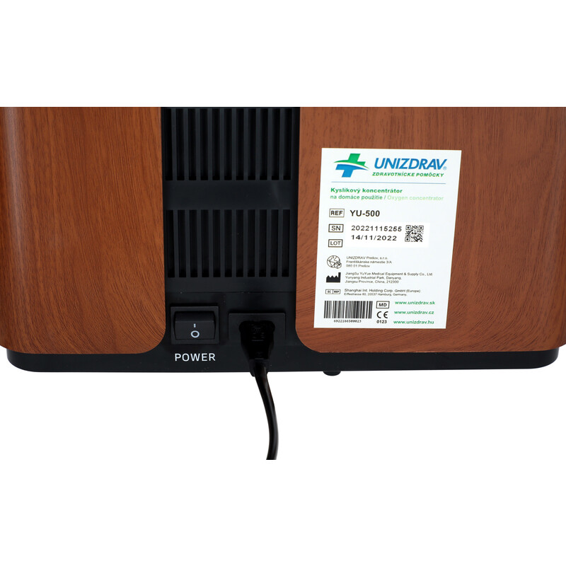 Concentrator de oxigen UNIZDRAV, imitație lemn
