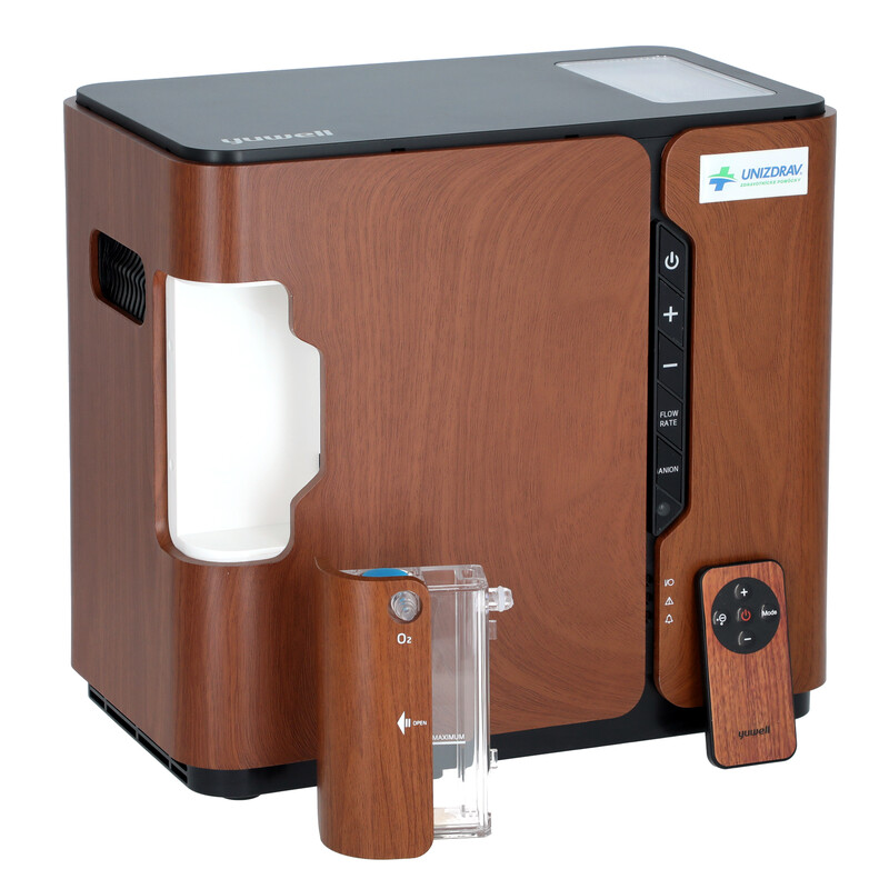 Concentrator de oxigen UNIZDRAV, imitație lemn