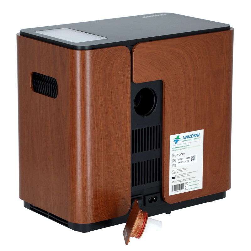 Concentrator de oxigen UNIZDRAV, imitație lemn