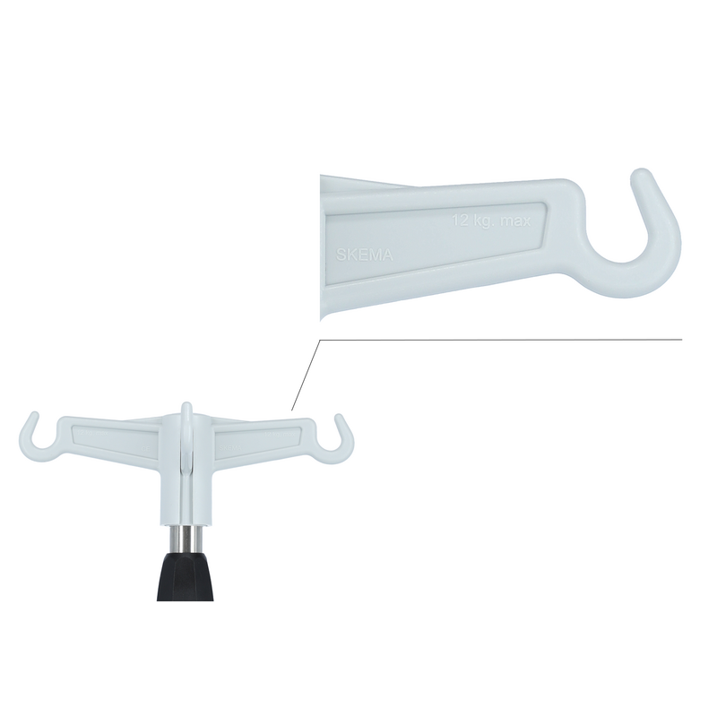 Stativ perfuzie cu 5 roți