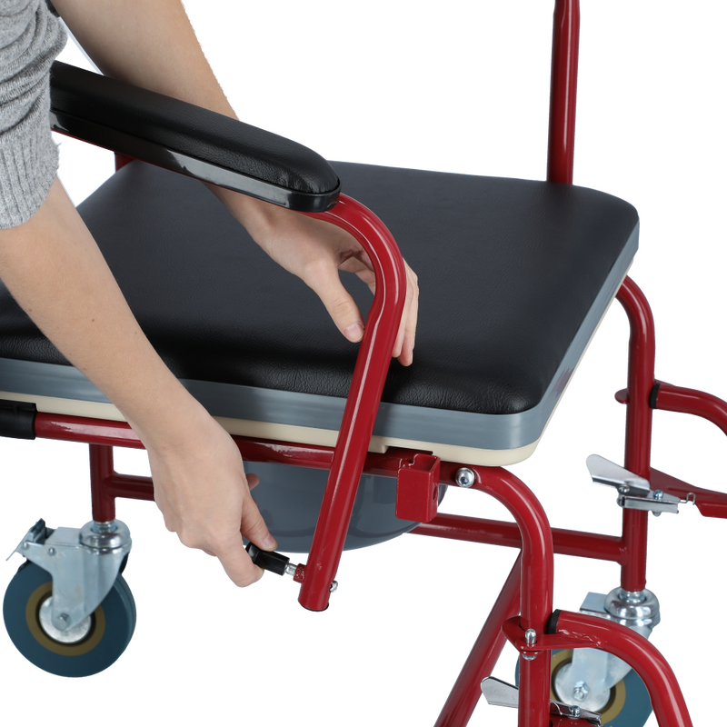 Cărucior pentru toaletă cu roți UNIZDRAV