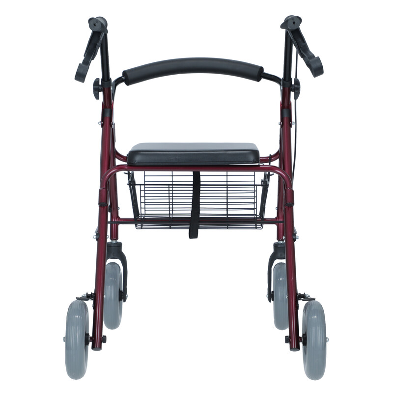 Rolator mobil ușor UNIZDRAV, vișiniu