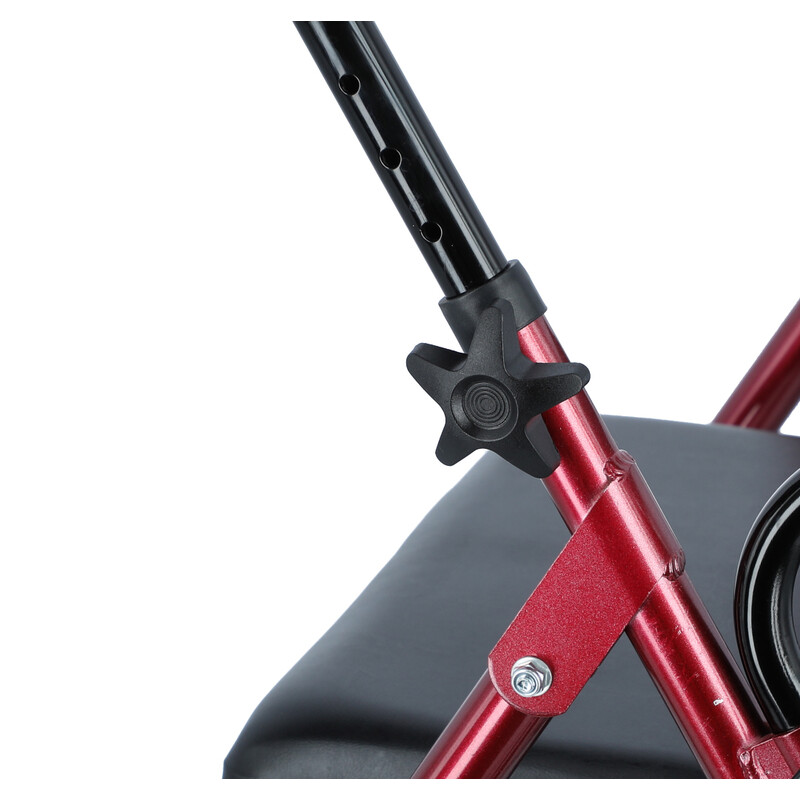 Rolator mobil ușor UNIZDRAV, vișiniu