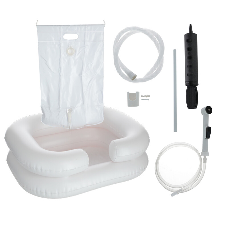 Lavoar din cauciuc cu duș portabil