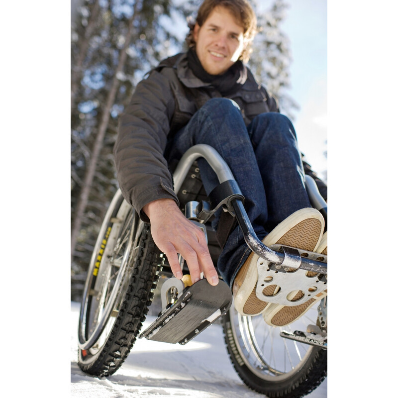 Mini schiuri pentru scaun cu rotile