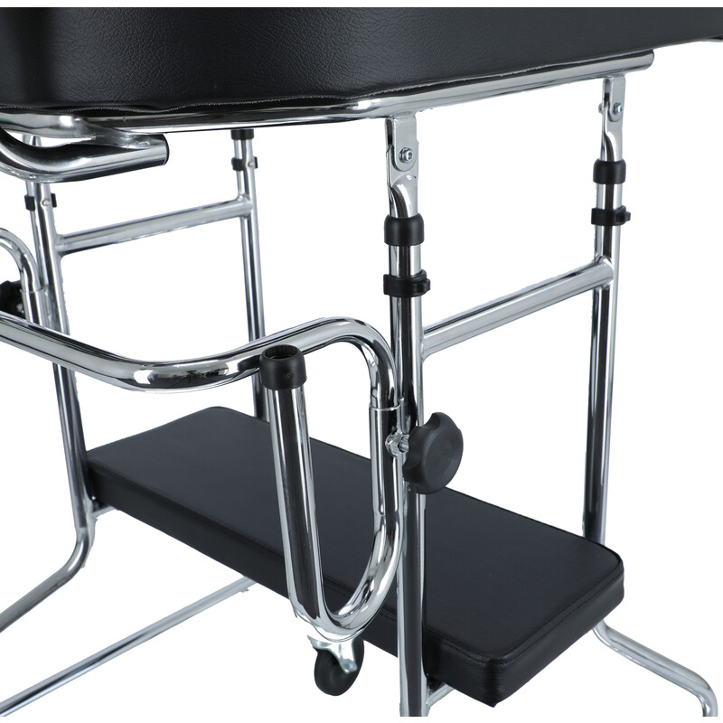 Cadru mobil cu scaun și suport la subraț